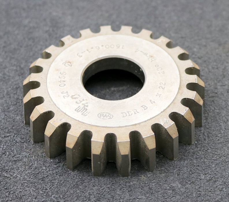 Bild des Artikels PWS-Scheibenschneidrad-gear-shaper-m=4mm-EGW-20°-Z=-20-hkw-4-Ø95x20xØ1-1/4"