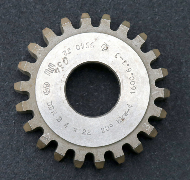 Bild des Artikels PWS-Scheibenschneidrad-gear-shaper-m=4mm-EGW-20°-Z=-20-hkw-4-Ø95x20xØ1-1/4"