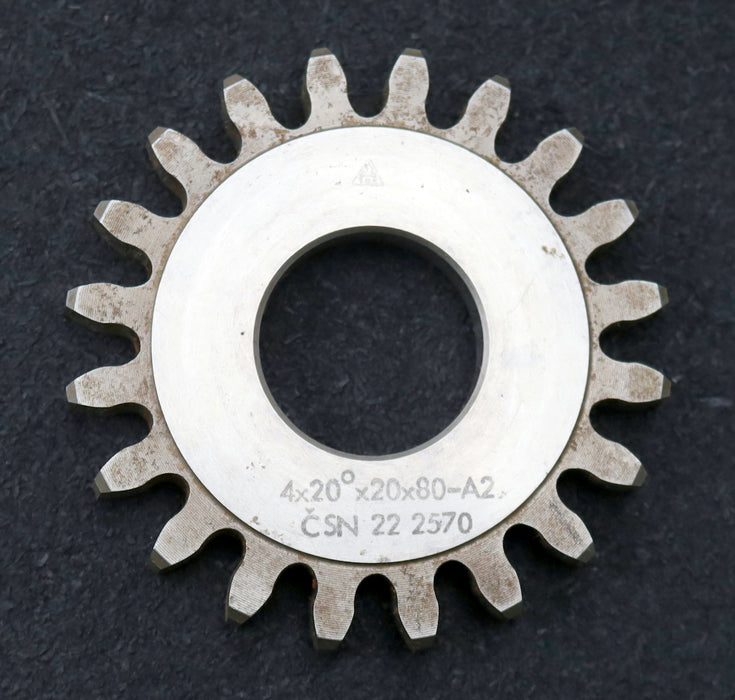 Bild des Artikels TOS-Scheibenschneidrad-gear-shaper-m=4mm-EGW-20°-Z=20-Ø88x11xØ1-1/4"-Qualität-A