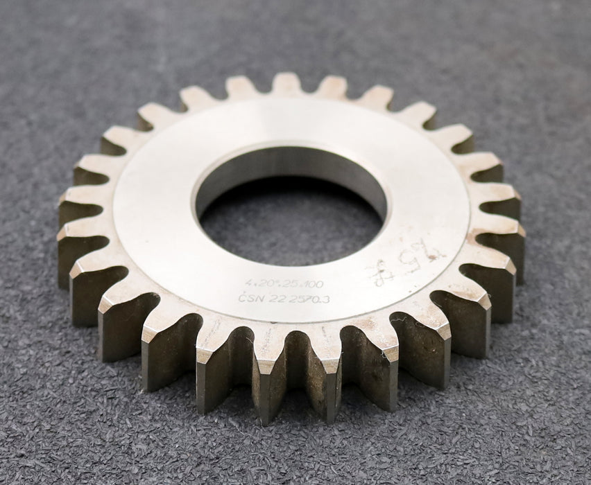 Bild des Artikels TOS-Scheibenschneidrad-gear-shaper-m=4mm-EGW-20°-Z=25-Ø110x17xØ1-3/4"-gebraucht