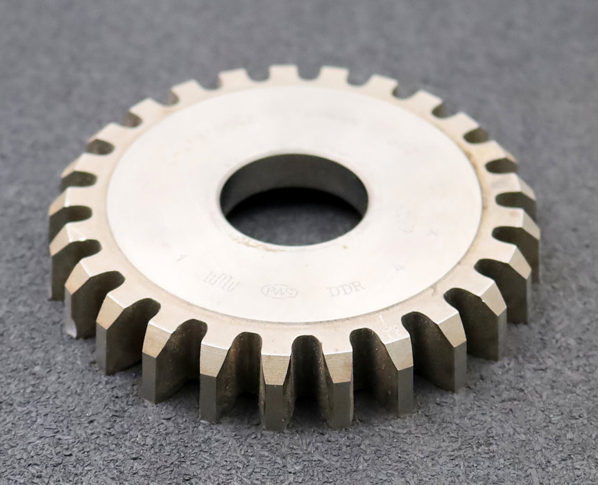 Bild des Artikels PWS-Scheibenschneidrad-gear-shaper-m=-4mm-EGW-20°-Z=-25-hkw-4,1-Ø106x17xØ1-1/4"