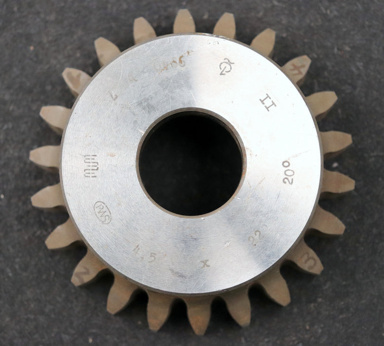 Bild des Artikels PWS-Glockenschneidrad-gear-shaper-m=-4,5mm-EGW-20°-Z=-22-BP-II-Ø112x45xØ1-1/4"