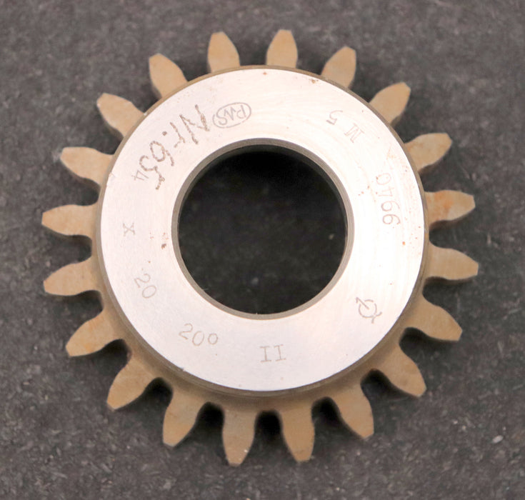 Bild des Artikels PWS-Glockenschneidrad-gear-shaper-m=4mm-EGW-20°-Z=-20-BP-II-Ø89x34xØ1-1/4"