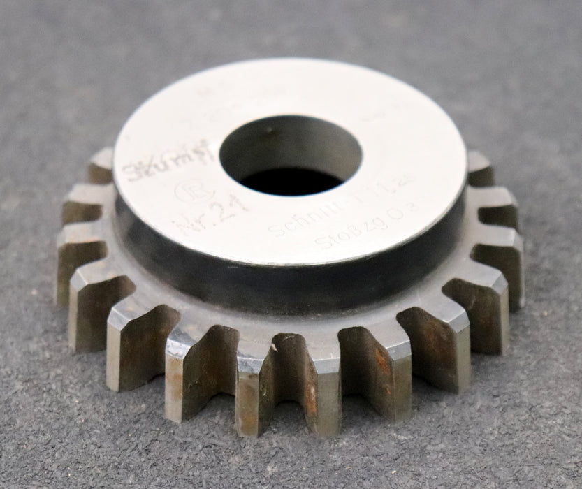 Bild des Artikels Scheibenschneidrad-gear-shaper-m=-5mm-EGW-20°-Z=-20-Ø107x35xØ1-1/4"-gebraucht