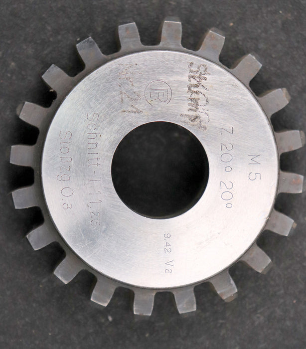 Bild des Artikels Scheibenschneidrad-gear-shaper-m=-5mm-EGW-20°-Z=-20-Ø107x35xØ1-1/4"-gebraucht