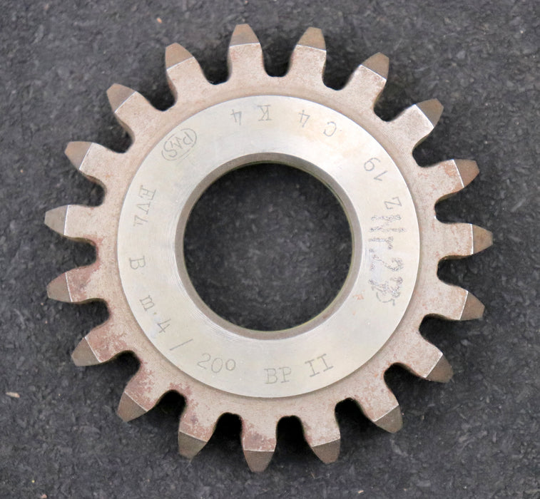 Bild des Artikels PWS-Scheibenschneidrad-gear-shaper-m=-4mm-EGW-20°-Z=-19-BP-II-Ø85x17xØ1-1/4"