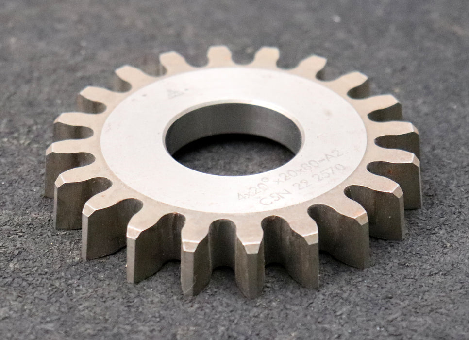 Bild des Artikels TOS-Scheibenschneidrad-gear-shaper-m=-4mm-EGW-20°-Z=-20-Ø89x13xØ1-1/4"