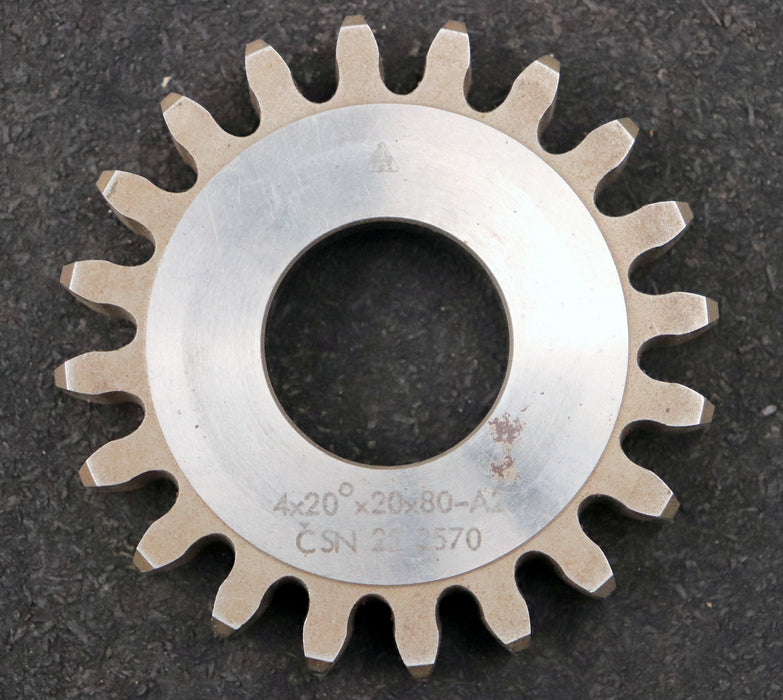 Bild des Artikels TOS-Scheibenschneidrad-gear-shaper-m=-4mm-EGW-20°-Z=-20-Ø89x17xØ1-1/4"