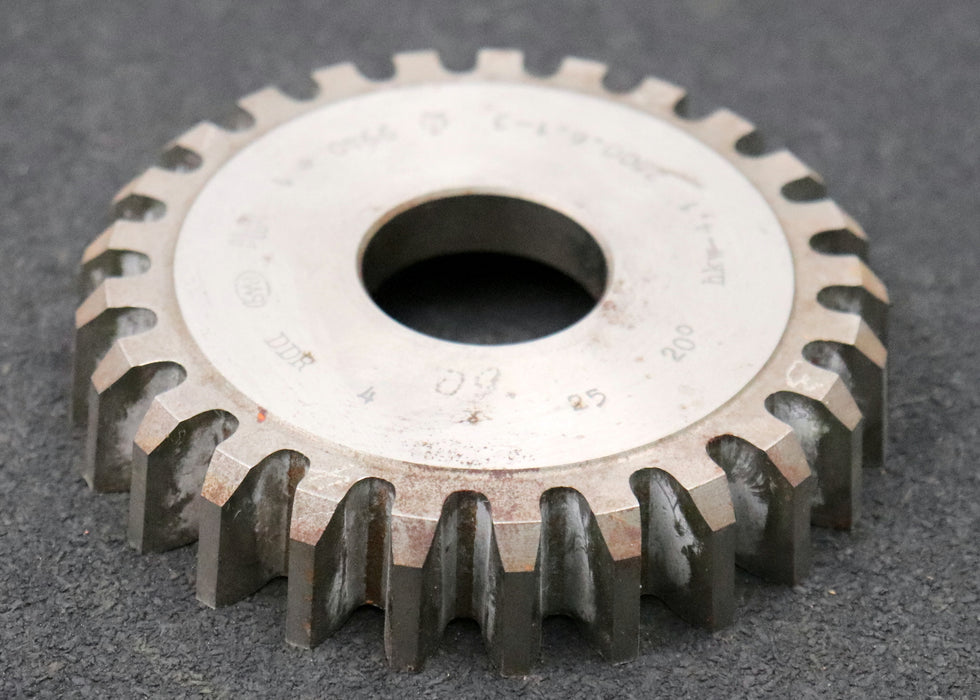 Bild des Artikels PWS-Scheibenschneidrad-gear-shaper-m=-4mm-EGW-20°-Z=-25-hkw-4,1-Ø108x21xØ1-1/4"