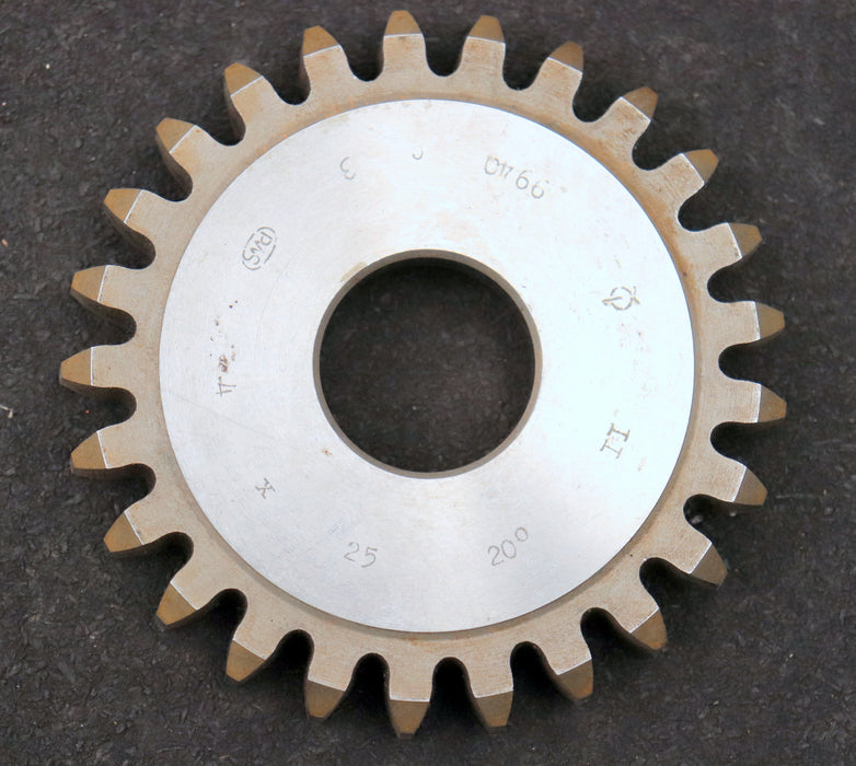 Bild des Artikels PWS-Scheibenschneidrad-gear-shaper-m=-4mm-EGW-20°-Z=-25-BP-II-Rest=-9mm