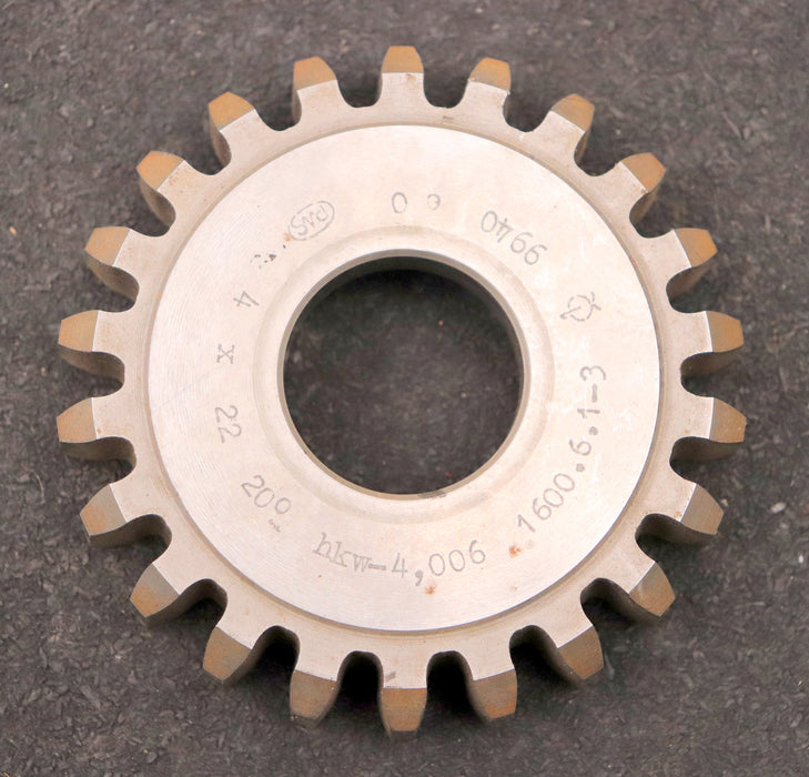 Bild des Artikels PWS-Scheibenschneidrad-gear-shaper-m=-4mm-EGW-20°-Z=-22-hkw-4,006-Ø95x19xØ1-1/4"