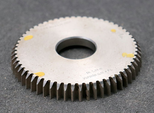 Bild des Artikels PWS-Scheibenschneidrad-gear-shaper-m=-1,75mm-EGW-20°-Z=-58-Ø106x13xØ1-1/4"