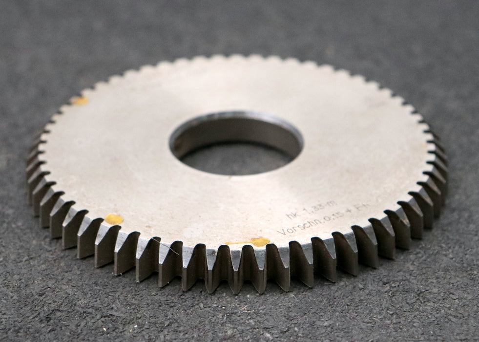 Bild des Artikels PWS-Scheibenschneidrad-gear-shaper-m=-1,75mm-EGW-20°-Z=-58-Ø105x10xØ1-1/4"