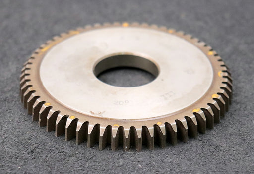 Bild des Artikels PWS-Scheibenschneidrad-m=-1,75mm-EGW-20°-Z=-58-BP-III-Ø105x11xØ1-1/4"-gebraucht