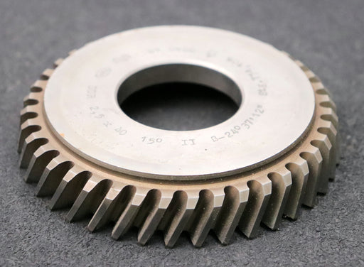 Bild des Artikels PWS-Scheibenschneidrad-mit-Treppenschliff-m=-2,5mm-15°-EGW-Z=-40-Ø118x22xØ1-3/4"