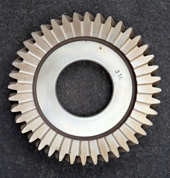 Bild des Artikels PWS-Scheibenschneidrad-mit-Treppenschliff-m=-2,5mm-15°-EGW-Z=-40-Ø118x21xØ1-3/4"