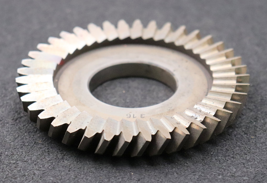 Bild des Artikels PWS-Scheibenschneidrad-mit-Treppenschliff-m=-2,5mm-15°-EGW-Z=-40-Ø118x17xØ1-3/4"