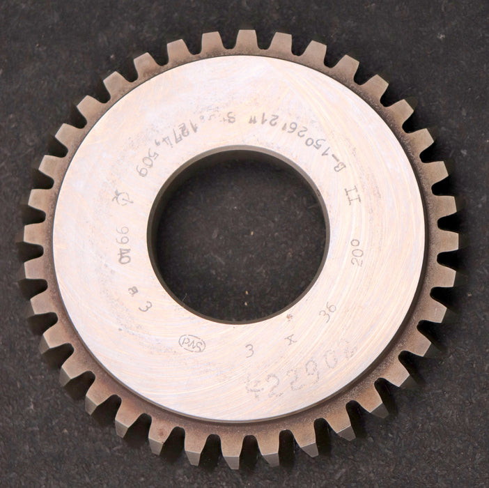 Bild des Artikels PWS-Scheibenschneidrad-mit-Treppenschliff-m=-3mm-EGW-20°-Z=-36-Ø121x17xØ1-3/4"