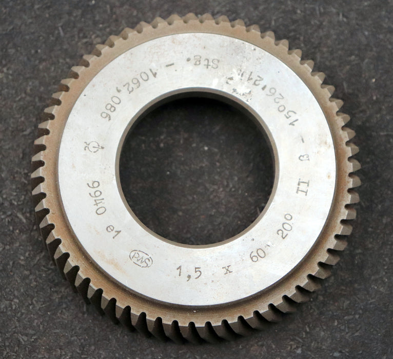 Bild des Artikels PWS-Scheibenschneidrad---Treppenschliff-m=-1,5mm-EGW-20°-Z=-60-Ø98x22xØ1-3/4"