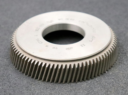 Bild des Artikels PWS-Scheibenschneidrad---Treppenschliff-m=-1,25mm-EGW-20°-Z=-84-Ø112x23xØ1-3/4"