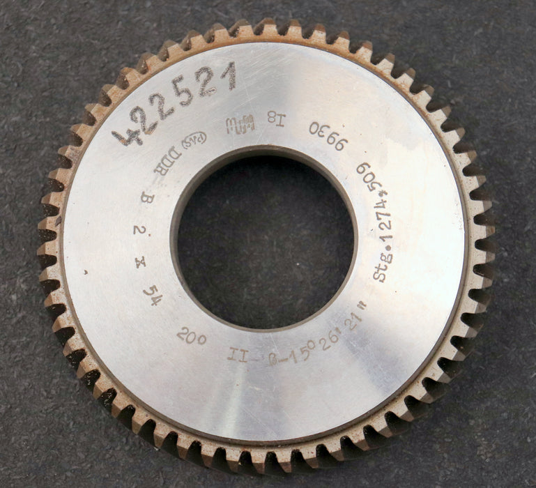 Bild des Artikels PWS-Scheibenschneidrad-mit-Treppenschliff-m=-2mm-EGW-20°-Z=-54-Ø117x24xØ1-3/4"