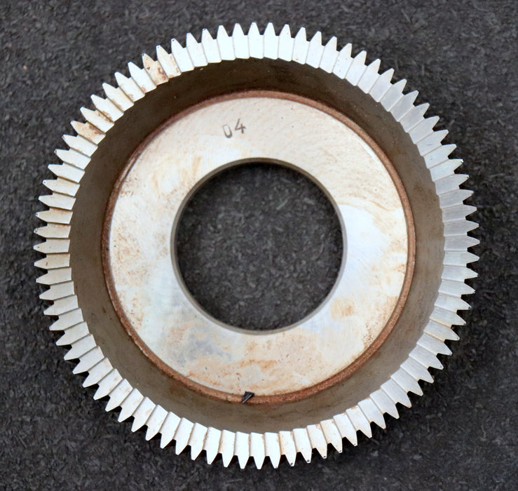 Bild des Artikels PWS-Scheibenschneidrad-Treppenschliff-m=-1,25mm-EGW-20°-Z=-84-Ø112x23xØ1-3/4"