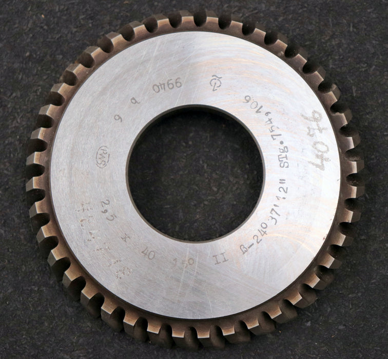 Bild des Artikels PWS-Scheibenschneidrad-mit-Treppenschliff-m=-2,5mm-15°-EGW-Z=-40-Stg.-754,106mm