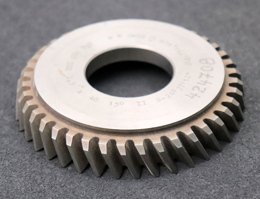 Bild des Artikels PWS-Scheibenschneidrad---Treppenschliff-m=-2,5mm-EGW-15°-Z=-40--Ø116x21xØ1-3/4"