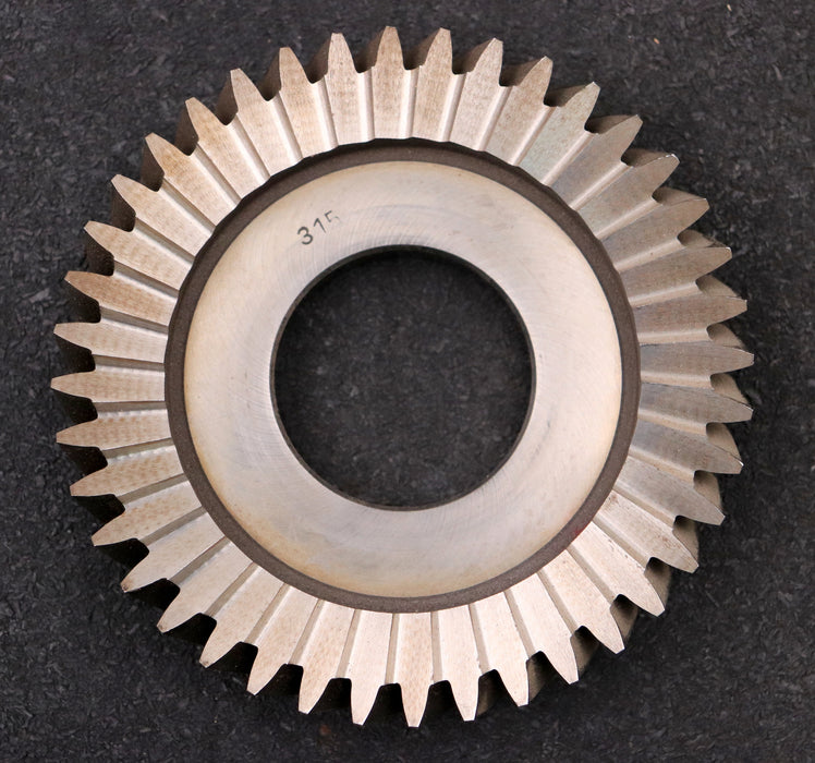 Bild des Artikels PWS-Scheibenschneidrad---Treppenschliff-m=-2,5mm-EGW-15°-Z=-40--Ø116x21xØ1-3/4"