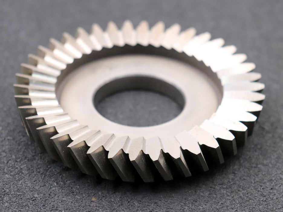 Bild des Artikels PWS-Scheibenschneidrad---Treppenschliff-m=-2,5mm-EGW-15°-Z=-40--Ø116x21xØ1-3/4"