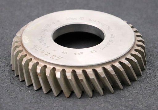 Bild des Artikels PWS-Scheibenschneidrad---Treppenschliff-m=-2,5mm-EGW-15°-Z=-40-Ø116x24xØ1-3/4"