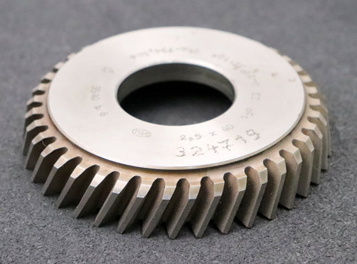 Bild des Artikels PWS-Scheibenschneidrad---Treppenschliff-m=-2,5mm-EGW-15°-Z=-40-Ø117x23xØ1-3/4"