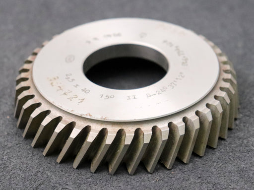 Bild des Artikels PWS-Scheibenschneidrad---Treppenschliff-m=-2,5mm-EGW-15°-Z=-40-Ø117x24xØ1-3/4"