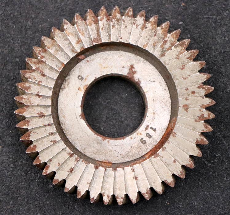 Bild des Artikels PWS-Scheibenschneidrad---Treppenschliff-m=-2mm-EGW-20°-Z=-45-Ø99x20xØ1-1/4"