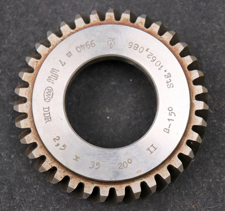 Bild des Artikels PWS-Scheibenschneidrad---Treppenschliff-m=-2,5mm-EGW-20°-Z=-35-Stg.-1062,086mm