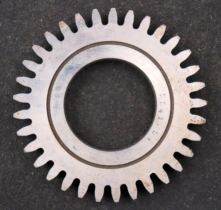 Bild des Artikels LORENZ-Scheibenschneidrad-gear-shaper-m=-3mm-EGW-15°-Z=-33-Ø106x13xØ50mm