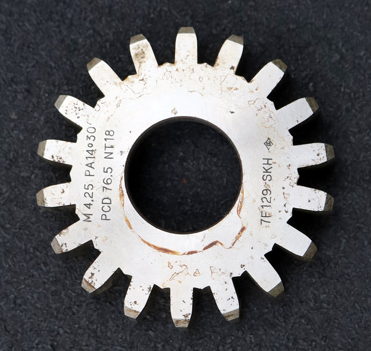 Bild des Artikels Scheibenschneidrad-m=-4,25mm-14°30'-EGW-Z=-18-PCD=-76,5-Ø88x19xØ1-1/4"