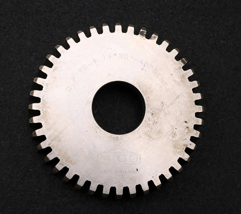 Bild des Artikels MICO-Scheibenschneidrad-gear-shaper-D.P.=-10mm-14°30'-EGW-Z=-40-Ø110x18xØ1-1/4"