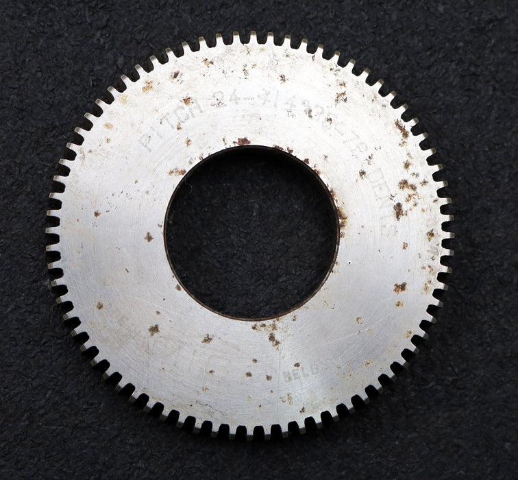 Bild des Artikels MICO-Scheibenschneidrad-gear-shaper-D.P.=-24mm-14°30'-EGW-Z=-72-Ø78x11xØ1-1/4"