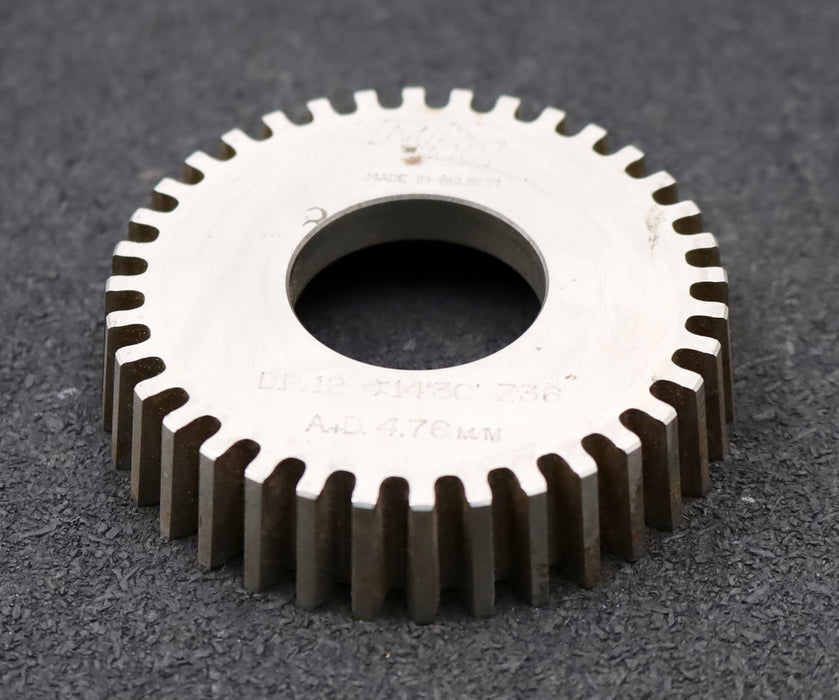 Bild des Artikels MICO-Scheibenschneidrad-gear-shaper-D.P.=-12mm-14°30'-EGW-Z=-36-Ø81x18xØ1-1/4"