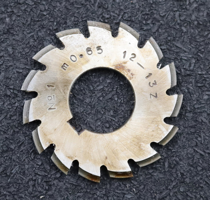 Bild des Artikels DOLD-Zahnformfräser-gear-profile-cutter-m=-0,65mm-No.-1-Z=-12-13-EGW-20°-mit-LNK