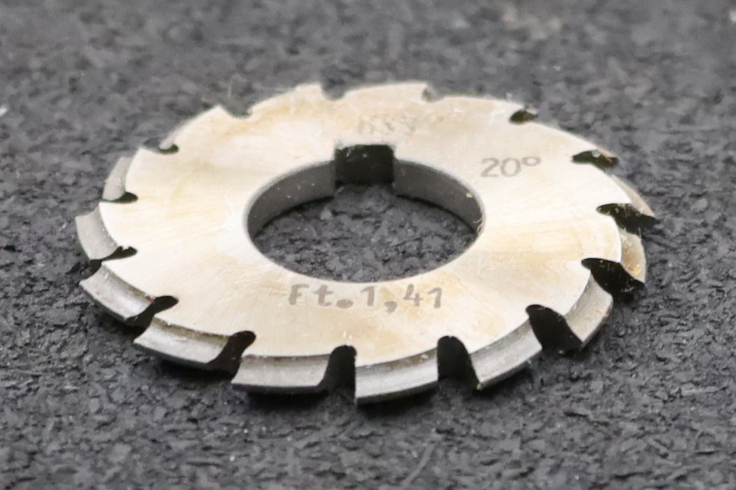 Bild des Artikels DOLD-Zahnformfräser-gear-profile-cutter-m=-0,65mm-No.-2-Z=-14-16-EGW-20°-mit-LNK