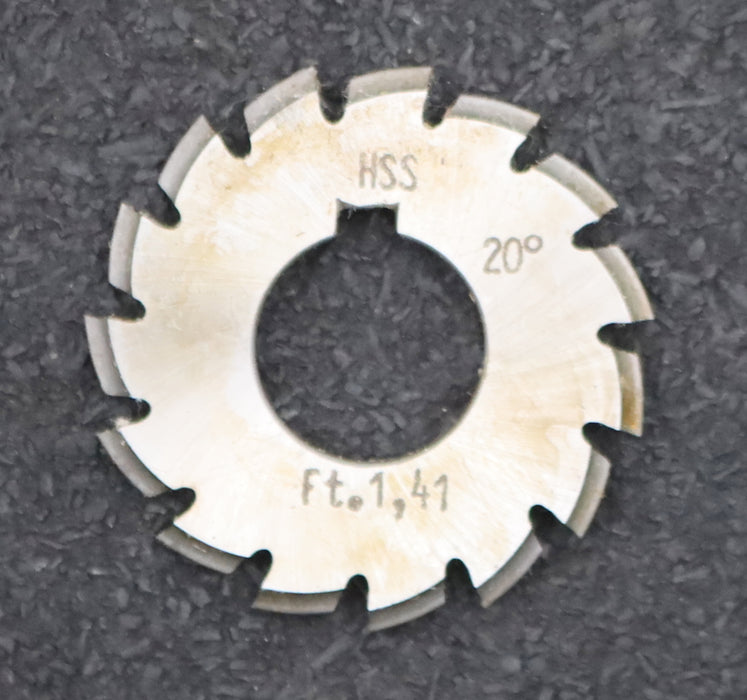 Bild des Artikels DOLD-Zahnformfräser-gear-profile-cutter-m=-0,65mm-No.-2-Z=-14-16-EGW-20°-mit-LNK