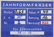 Bild des Artikels DOLD-Zahnformfräser-gear-profile-cutter-m=-0,65mm-No.-2-Z=-14-16-EGW-20°-mit-LNK