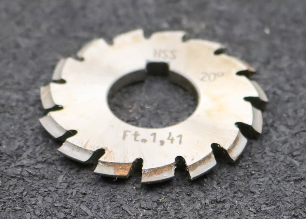 Bild des Artikels DOLD-Zahnformfräser-gear-profile-cutter-m=-0,65mm-No.-3-Z=-17-20-EGW-20°-mit-LNK