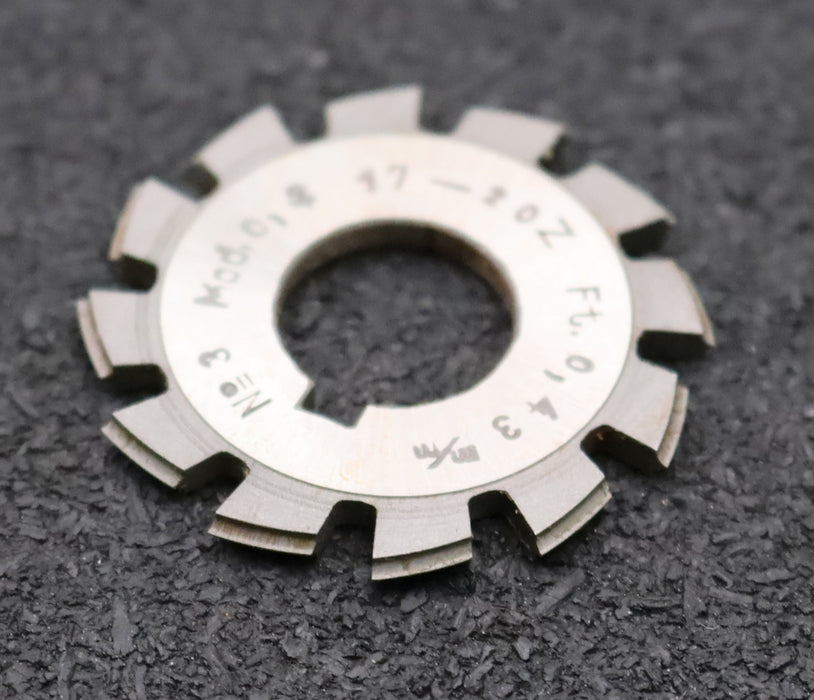 Bild des Artikels DOLD-Zahnformfräser-m=-0,2mm-No.-3-für-Z=-17-20-EGW-15°-gear-profile-cutter