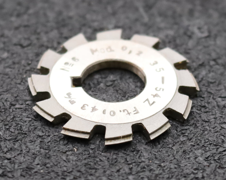 Bild des Artikels DOLD-Zahnformfräser-m=-0,2mm-No.-6-für-Z=-35-54-EGW-15°-gear-profile-cutter