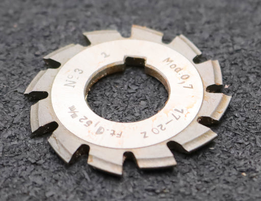 Bild des Artikels DOLD-Zahnformfräser-m=-0,7mm-No.-3-für-Z=-17-20-EGW-15°-gear-profile-cutter