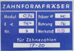 Bild des Artikels DOLD-Zahnformfräser-m=-0,75mm-No.-3-für-Z=-17-20-EGW-15°-gear-profile-cutter