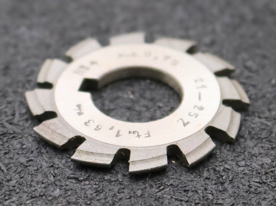 Bild des Artikels DOLD-Zahnformfräser-m=-0,75mm-No.-4-für-Z=-21-25-EGW-15°-gear-profile-cutter